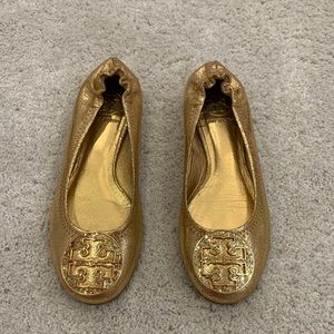 Tory Burch- Reva Glitter Ballet Flats